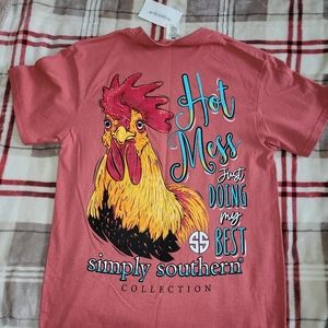 Simply Southern, Small, Red, Chicken